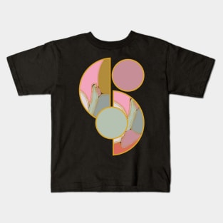 Bright vibrant modern earth tones colors unique original contemporary art 395 Abstract Kids T-Shirt